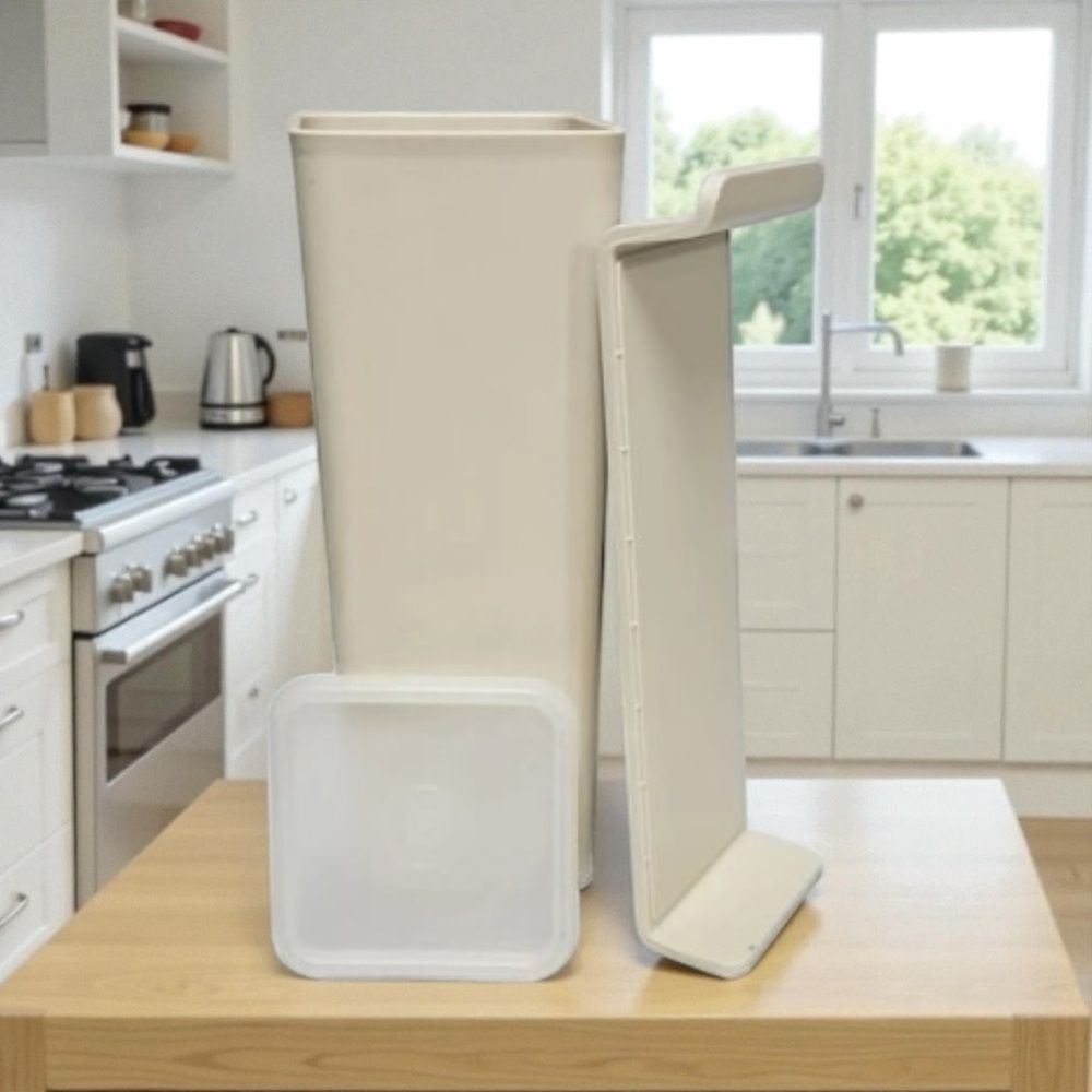 Tupperware Cream Modular Slim Food Storage Canisters